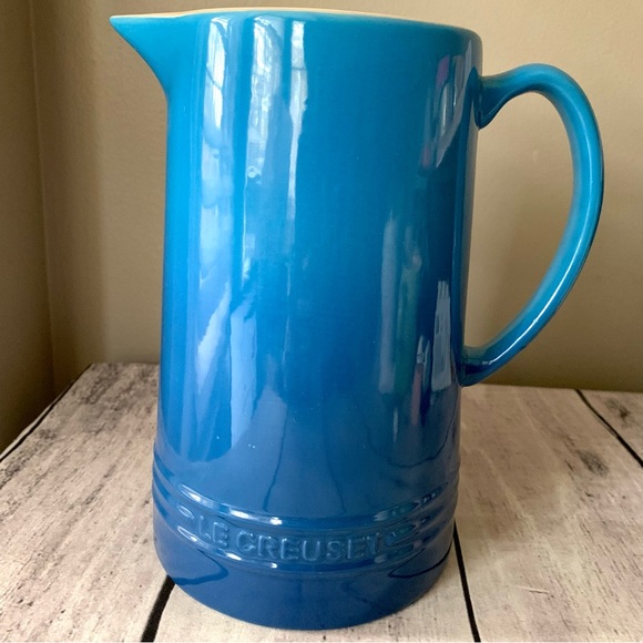 Le Creuset Other - Last 1 🌟 LE Creuset Second Choix Glazed Pitcher Marseille Blue 1.5 L/1.6QT